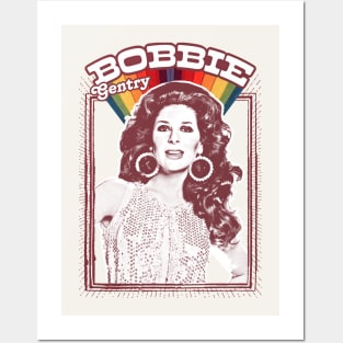 Bobbie Gentry // Vintage Style Fan Design Posters and Art